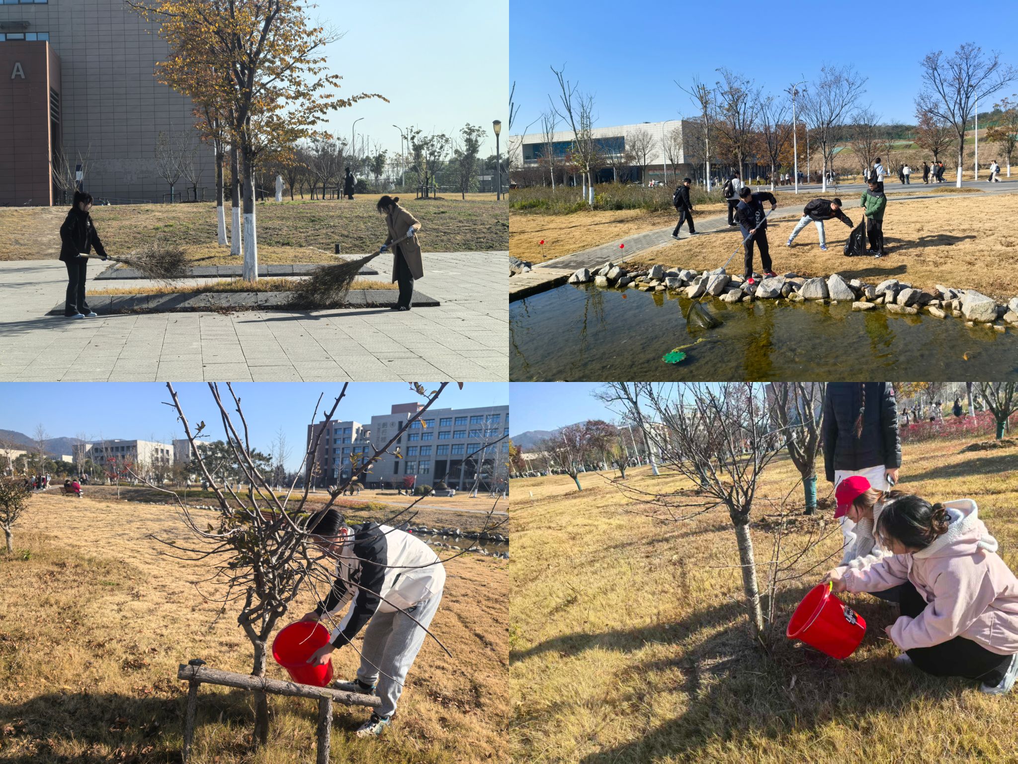 保障服务部联合财经学院开展校园劳动教育活动